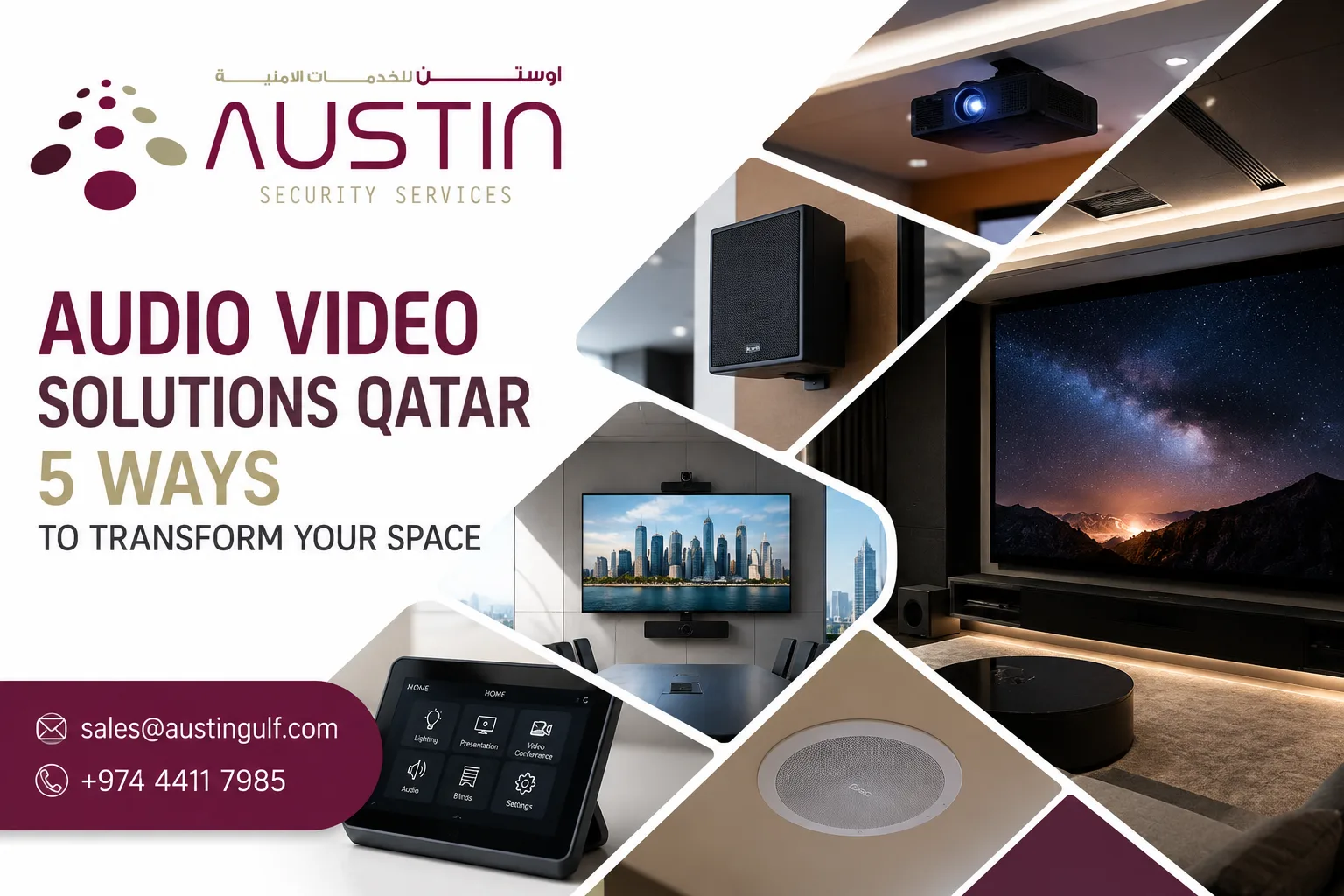 Audio video solutions Qatar
