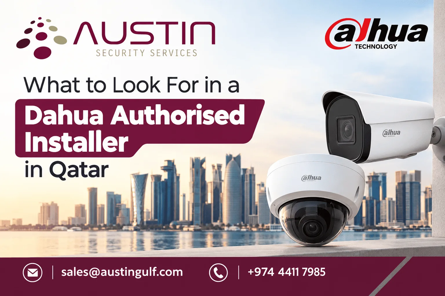 Dahua authorised installer Qatar